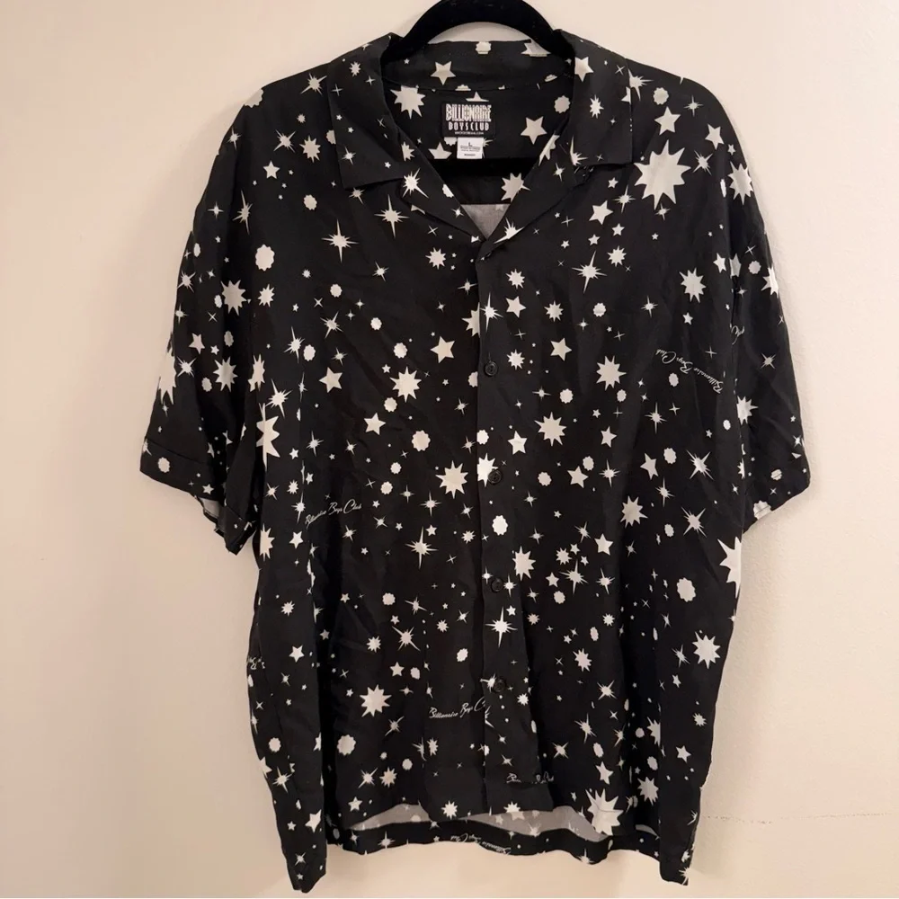 Billionaire Boys Club Black Starry Button Up - Picture 1 of 6